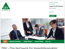 Tablet Screenshot of div-immobilien.de